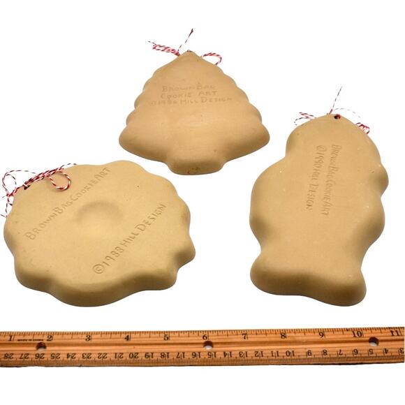 Brown Bag Cookie Art Vintage Christmas Baking Mold Set of Three - Picture 6 of 12